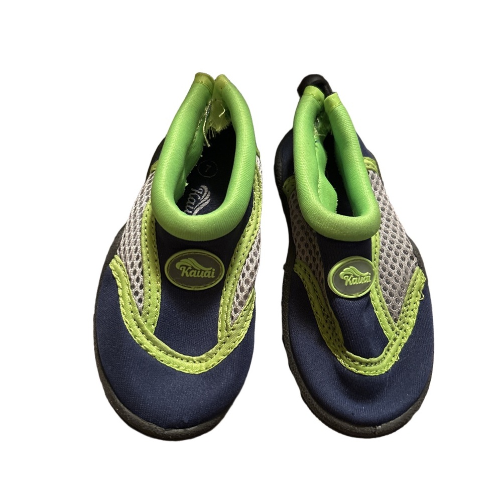 Toddler Green and Blue Kauai Water Shoes Size 7